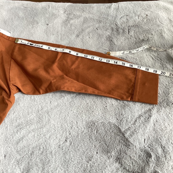 NWT Eileen Fisher oversized Medium ochre crop barn coat - Picture 8 of 8